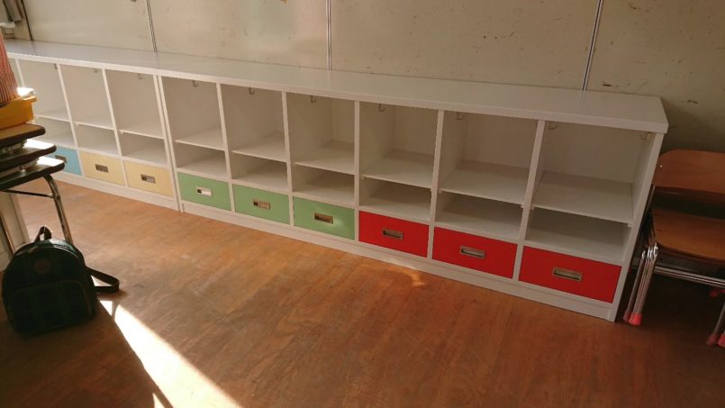 保育園ロッカー